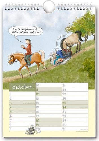 Comic-Kalender Geschichten vom Pferd 2025