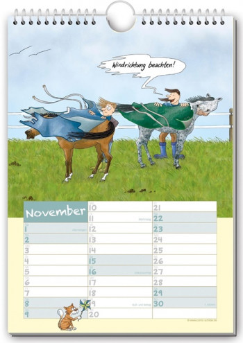 Comic-Kalender Geschichten vom Pferd 2025