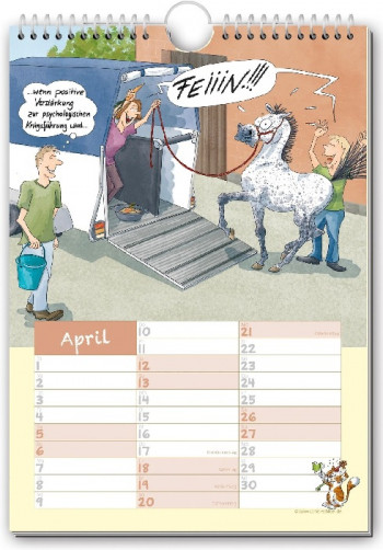 Comic-Kalender Geschichten vom Pferd 2025