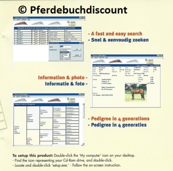 CD-ROM: Horses Small Edition - Over 114.000 Horses, ready to explore