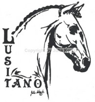 Auto Aufkleber Lusitano