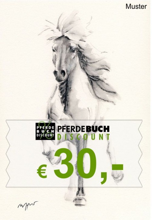 Pferdebuchdiscount Geschenk Gutschein Wert € 30,-